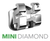 Брекеты лигатурные металлические Mini Diamond Roth 022 с кр. на 3,4,5, 20 шт. фото в интернет-магазине Дентаурум
