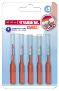 Ершики межзубные Pierrot Conical Interdental (1.3 мм) уп. 5 шт. фото в интернет-магазине Дентаурум