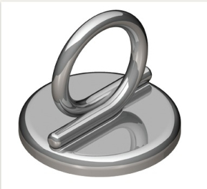 Кнопка лингвальная плоская для приклеивания с петлей Eyelet фото в интернет-магазине Дентаурум