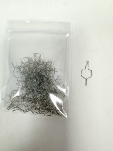 Лигатура металлическая Кобаяши короткая 012, уп.10 шт. фото в интернет-магазине Дентаурум