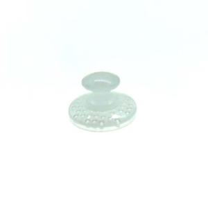 ceramic lingual button transparent 1