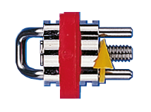 Винт секционный Medium изогнутый вниз, раширение 5 мм, 7,5 x 3,5 х 13.5 мм фото в интернет-магазине Дентаурум