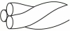 Дуга для ретейнеров SS twisted straight wire 3-хжильные 0155, 35 см фото в интернет-магазине Дентаурум