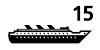 Тяга эластичная 9,5 мм 3/8 F 6,5 оз (184 г), корабль №15, сильная фото в интернет-магазине Дентаурум