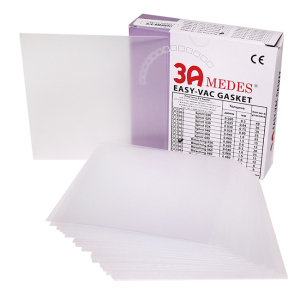Пластины EV Gasket Bleaching 040 для капп для отбеливания квадратные мягкие127х127, 1,0 мм. 25 шт. фото в интернет-магазине Дентаурум