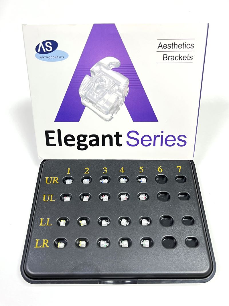 Elegant sapphire self ligating web