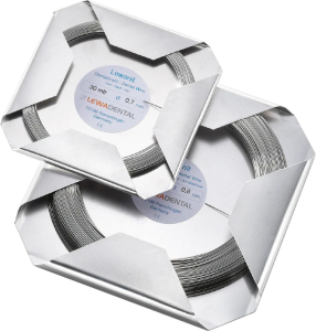 Проволока ортодонтическая Lewanit wire сверхжесткая 0,7 мм, 500 гр. фото в интернет-магазине Дентаурум