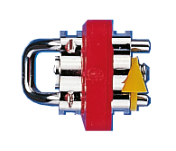 Винт секционный Medium изогнутый вниз раcширение 3 мм, 7,5 x 3.5 x 11,5 мм фото в интернет-магазине Дентаурум