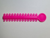 Лигатура эластичная на модуле Hestia розовая (Pink) 26 колец фото в интернет-магазине Дентаурум