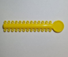 Лигатура эластичная на модуле Hestia желтая (Yellow) 26 колец фото в интернет-магазине Дентаурум
