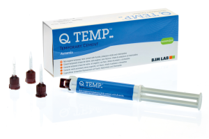 Цемент композитный Q-Temp Automix, набор: двойной шприц 5мл, 10 смесит канюль фото в интернет-магазине Дентаурум