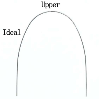 Дуга нитиноловая супер-эластичная NiTi идеальная форма 012 в/ч фото в интернет-магазине Дентаурум