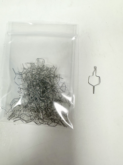 Лигатура металлическая Кобаяши короткая 012, уп.10 шт. фото в интернет-магазине Дентаурум