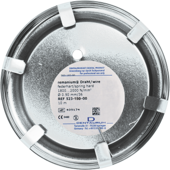Проволока лабораторная Remanium круглая пружинно жесткая 1,5 мм 10 м фото в интернет-магазине Дентаурум