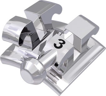 Брекеты лигатурные металлические Equilibrium Mini Roth 018 кр 3,4,5, 20 шт. фото в интернет-магазине Дентаурум