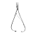 Иглодержатель Ortho Needle Holder Mathieu фото в интернет-магазине Дентаурум