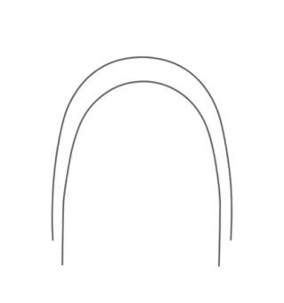 Дуга нитиноловая термоактивная идеальная форма 012 н/ч фото в интернет-магазине Дентаурум