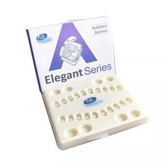 Брекеты самолигирующие сапфировые пассивные Elegant MBT 022 с кр. 3,4,5 - 20 шт. фото в интернет-магазине Дентаурум