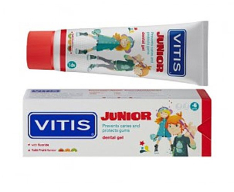 Паста зубная VITIS Junior детская до 14 лет 75 мл фото в интернет-магазине Дентаурум